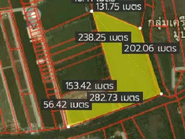 ขายที่ดินรูปตัว L ผังสีเหลือง บ้านคลองสวน อพระสมุทรเจดีย์