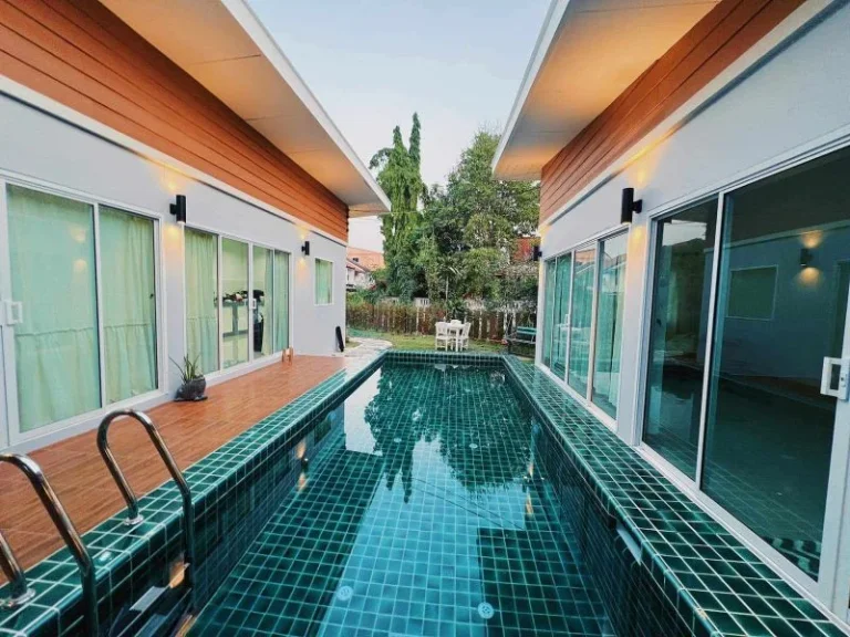 บ้านพูลวิลล่า Poolvilla แม่เหียะ-หางดง ปล่อยเช่าได้ ทำเลดีมาก