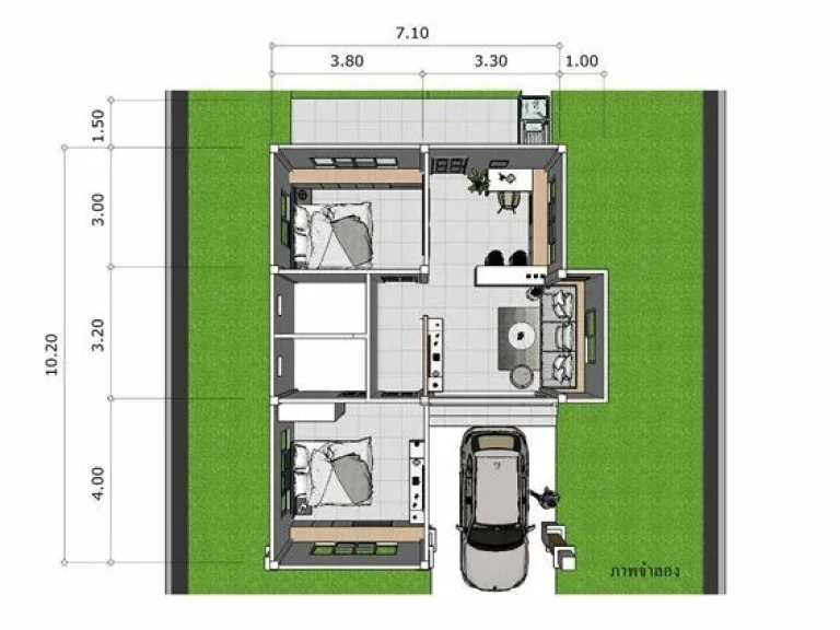 ขายบ้าน ตวัดธาตุ อเมือง จหนองคาย 2 ห้องนอน 2 ห้องน้ำ