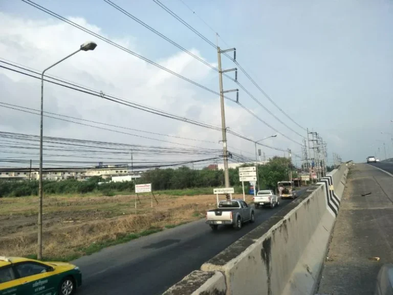 ที่ดินให้เช่า ติดถนน 346 รังสิต-ปทุมธานี ใกล้แยกสันติสุข