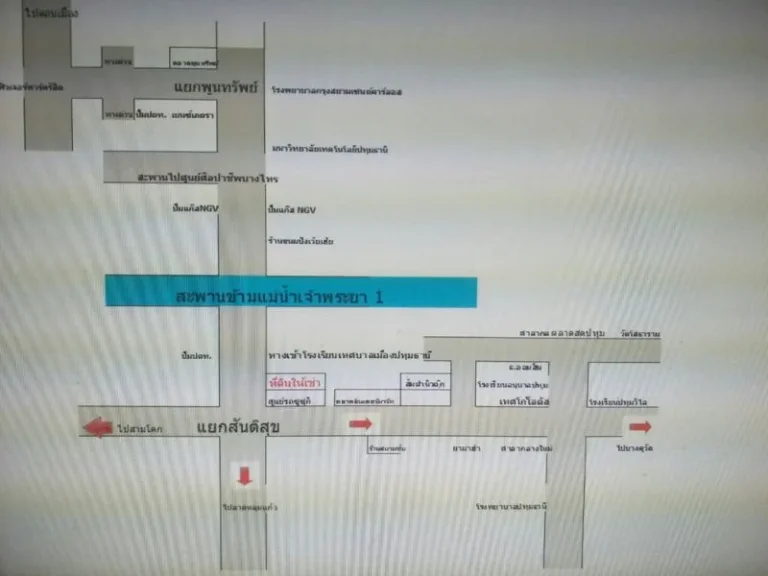 ที่ดินให้เช่า ติดถนน 346 รังสิต-ปทุมธานี ใกล้แยกสันติสุข