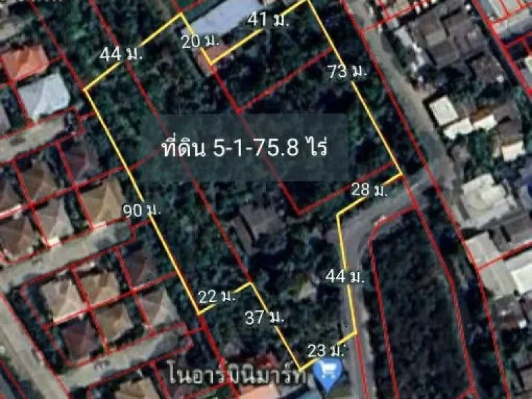 ขายที่ดิน 5-1-758 ไร่ ถนน เสรีไทย ซ73 เข้าซอยที่ดินถมแล้ว