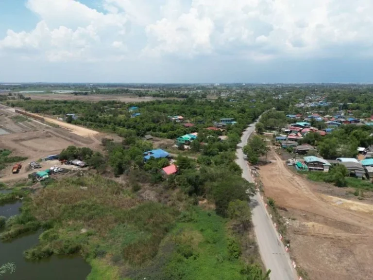 ขายที่ดินบางไทร เนื้อที่ 200 ตรวฟรีขุดโคกหนองนา อยุธยา