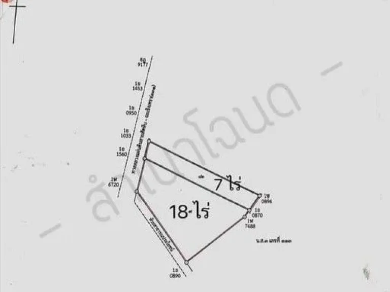 ขายที่ดินเปล่า สีเหลือง ติดถนนเส้น 331 โซนเขาไม้แก้ว บางละมุง