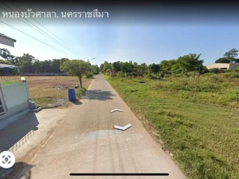 ขายที่ดินหนองบัวศาลา เนื้อที่ 4-3-98ไร่ ผังสีม่วงใกล้ถนนรา