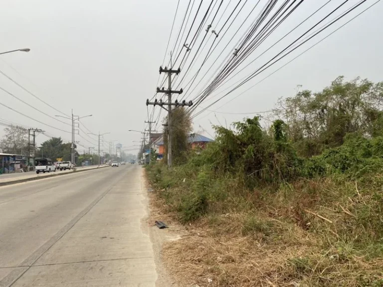 ที่ดินสวยติดถนนสายเเม่ริม - สันทราย เชียงใหม่