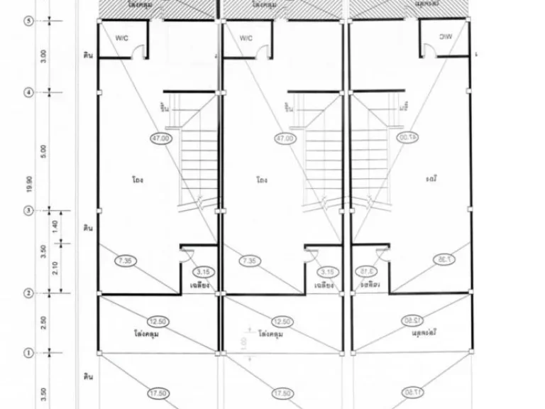 ให้เช่าhome office 3ชั้น ทั้งตึก 3คูหา ถนนโชคชัย4 ซอย81