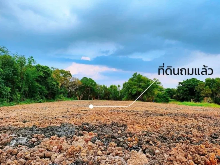 ขายที่ติดน้ำ เนื้อที่ 445 ตรวฟรีถมสวยแล้ว ไทรน้อย นนทบุรี