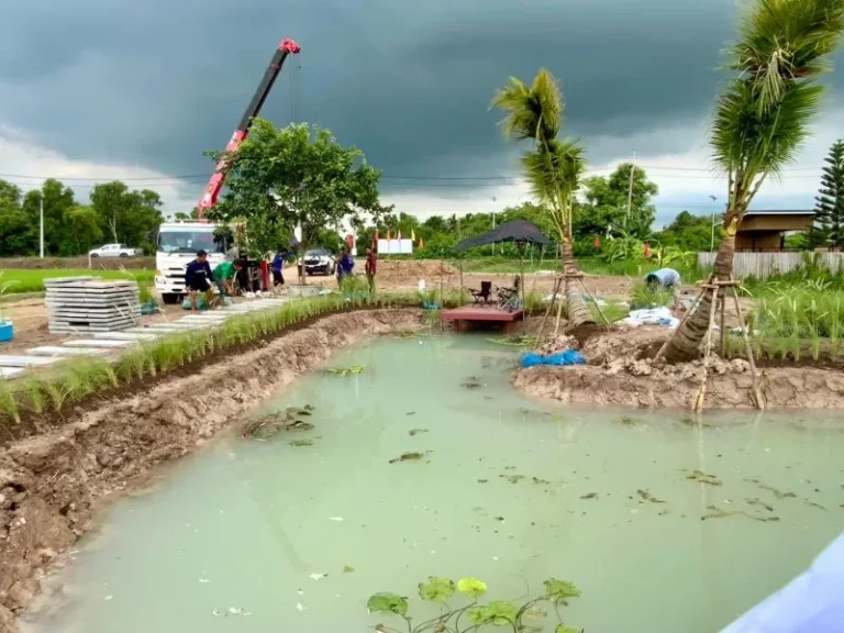 ขายที่ดินบ้านสวนชมนาวิลล์ คลอง23 เนื้อที่ 200 ตรว องครักษ์