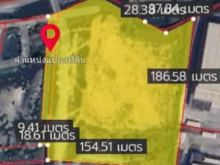 ขายที่ดิน 19285 ไร่ ผังสีม่วงลาย อมตะนครเฟส 10 พานทอง