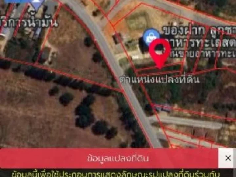 ขาย ที่ดิน ขายที่ดินตปากน้ำปราณ1งาน22ตรวหน้าติดถนนใหญ่สายห