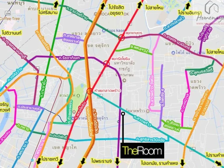 ขายด่วนๆ คอนโดเดอะรูม รัชดา-ลาดพร้าว ขนาด 41 ตรม อาคาร D