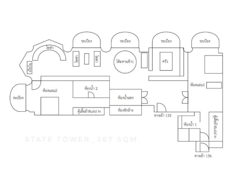 ให้เช่า คอนโด Exclusive Luxury Residence with Chao-Phaya