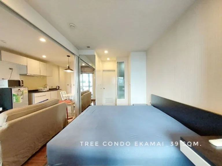 ให้เช่า คอนโด 1 ห้องนอน มีอ่างอาบน้ำ Tree Condo เอกมัย 39