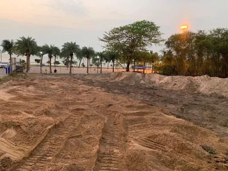 ที่ดินแปลงสวย ริมชายหาดกระทิงลาย บางละมุง พัทยา เนื้อที่