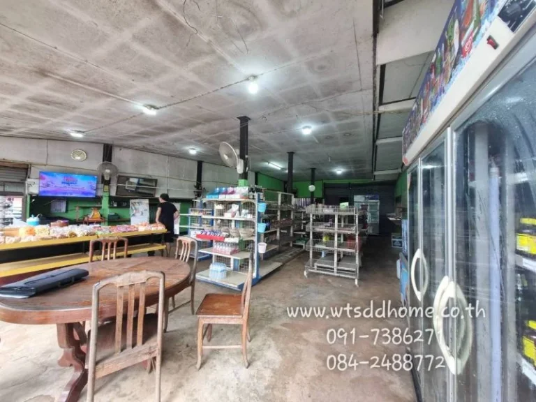 ขายร้านค้าติดถนนสาธารณะข้างวัดบ้านหอย อประจันตคาม