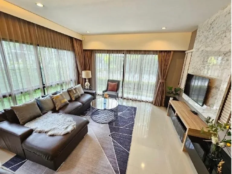 For Rent ให้เช่าบ้านเดี่ยว 2 ชั้น หมู่บ้านลุมพินี สวนหลวง ร9