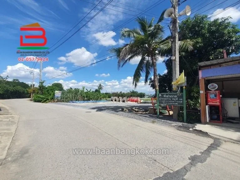 ที่ดินเปล่า บางคูรัด ใกล้วัดลาดปลาดุก ถนนสายเลียบคลองนายเฉ