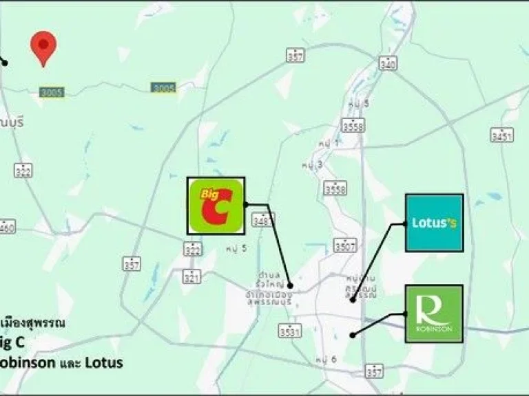 ขายที่ดินเกษตรเมืองสุพรรณ 11-1-55 ไร่ ใกล้ตลาดหนองพันกง