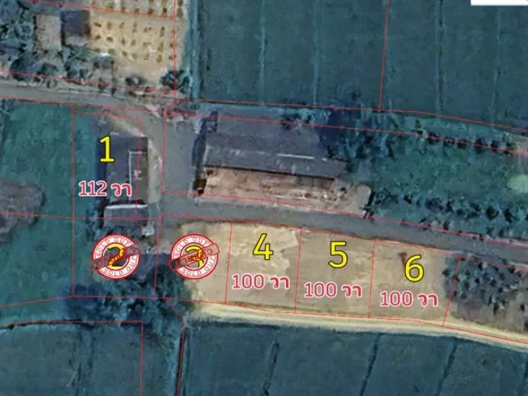 ขายที่ดิน 100 - 112 ตรว จำนวน 4 แปลง ถมแล้ว
