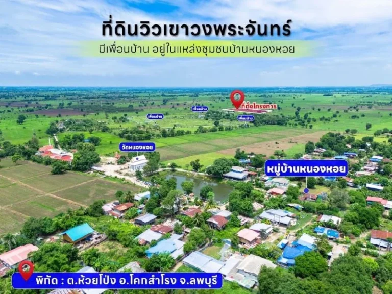 ขายที่ดินวิวเขาสวย 179 ตรวบ้านหนองหอย ห้วยโป่ง ลพบุรี