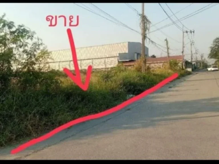 ขายที่ดินผังสีม่วง ถมแล้ว อยู่ระหว่างซอยไทยประกัน 48-49