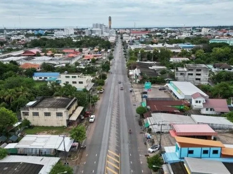 ขายที่ดินพร้อมสิ่งปลูกสร้างร้อยเอ็ด ทำเลทอง ติดถนน 6 เลน