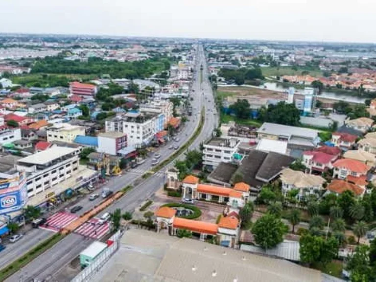 ขายที่ดินพร้อมอาคารสำนักงาน ติดถนนบางกรวย - ไทรน้อย