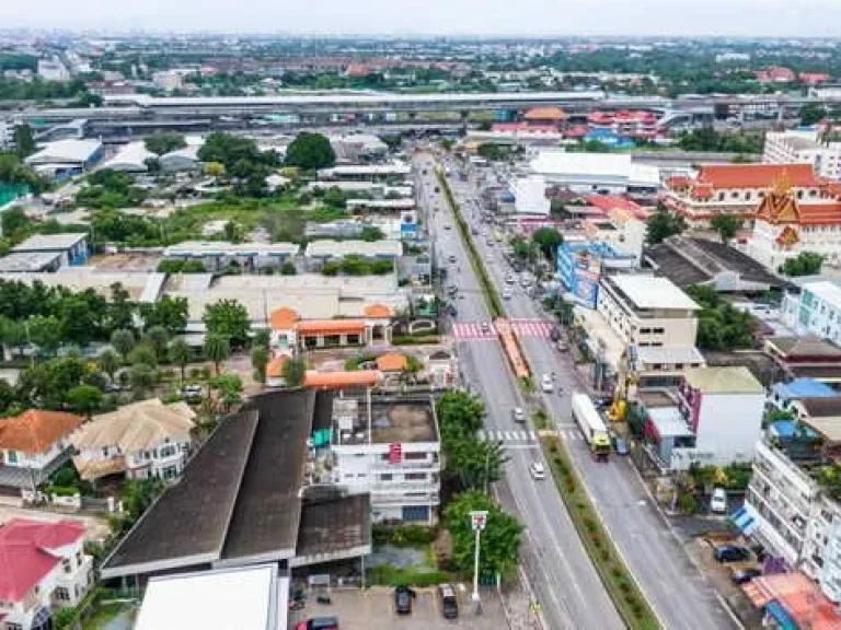 ขายที่ดินพร้อมอาคารสำนักงาน ติดถนนบางกรวย - ไทรน้อย