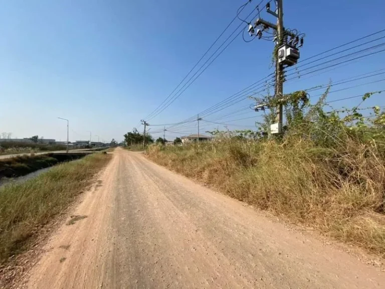 ขายที่ดินใกล้มอเตอร์เวย์ 1 ไร่ แปลงมุม ติดถนนสาธารณะเลียบคลอ