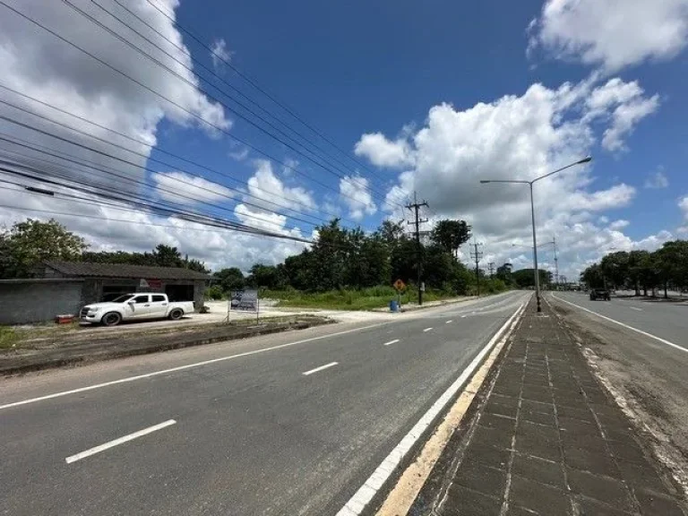 ที่ดินถมสวยแล้ว 4 ไร่ 40 ตรว จันทบุรี ติดถนนสุขุมวิท