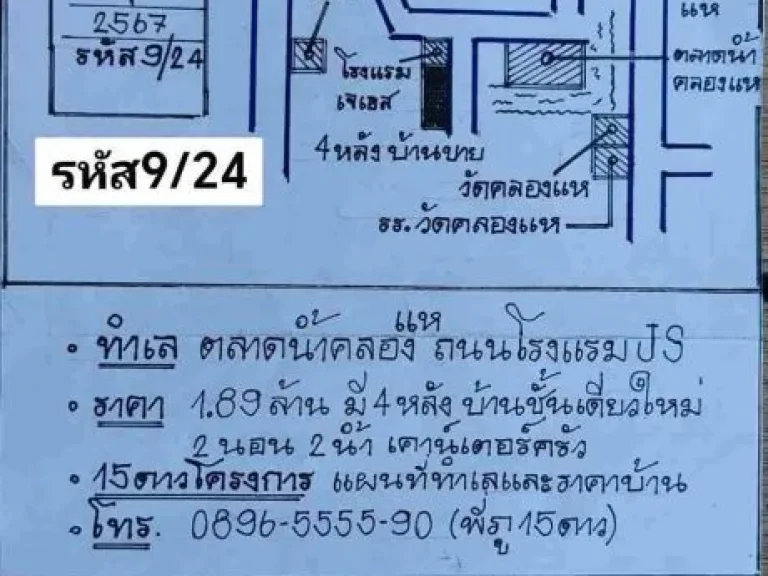 ทำเล ตลาดน้ำคลองแห ถนนโรงแรมJS หาดใหญ่ สงขลา ราคา 189ล้านบาท