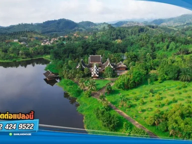 ที่ดินแปลงสวแมืองล้านนา ที่ดิน 340ไร่ พร้อมบ้านเรือนไทยไม้สั