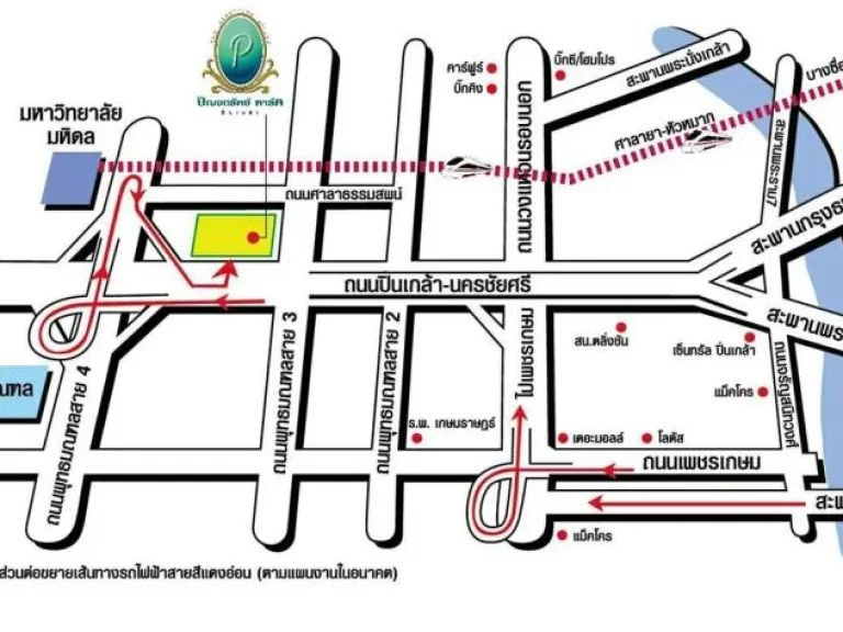 ขายที่ดินจัดสรรในโครงการปัญจทรัพย์พาร์ค-ปิ่นเกล้า