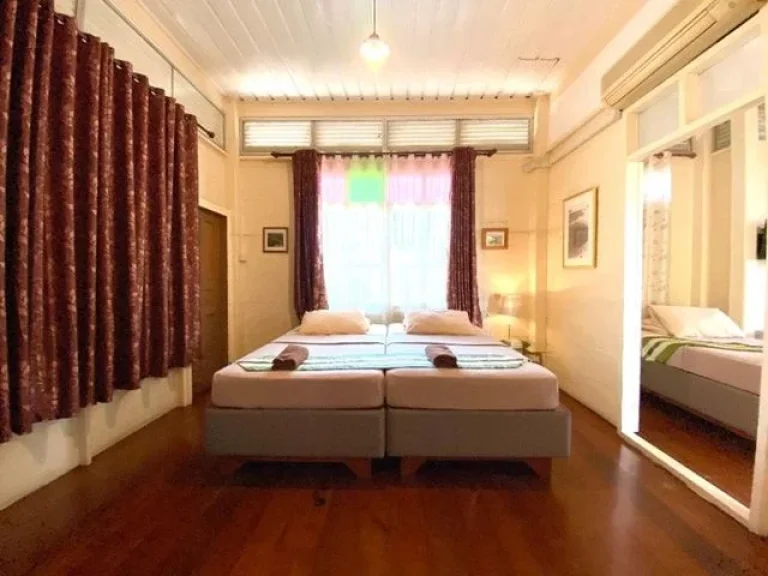 บ้านไทยไม้สักทองเดี่ยวริมน้ำ 129 ตรวา ให้เช่า-ขาย Hostel