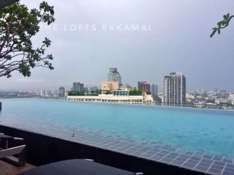 ให้เช่า คอนโด ห้องใหญ่ 1 นอน วิวสวย ห้องสวย The Lofts เอกมัย