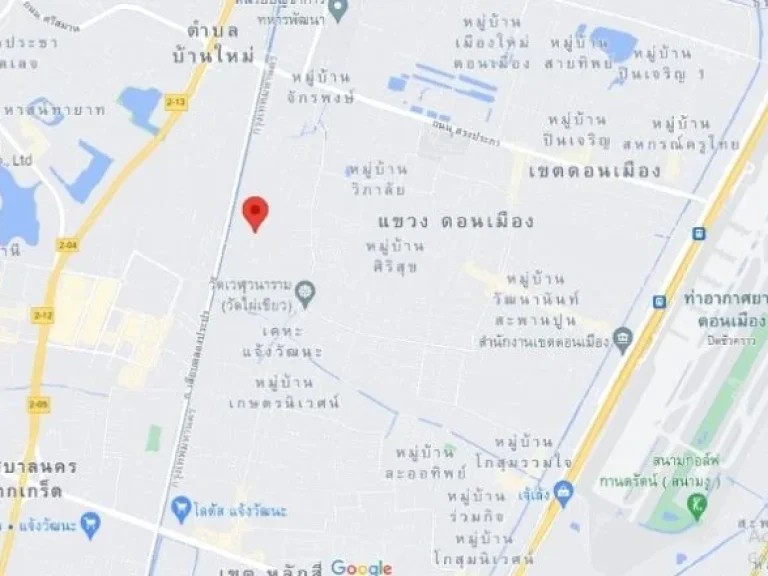 ที่ดินซอยวัดเวฬุวนาราม36 ที่ดินดอนเมือง ที่ดินเลียบคลองประปา