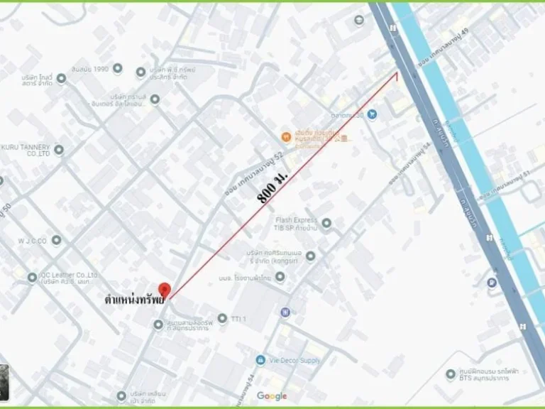 ขายโรงงานการ์เมน ย้อมผ้า ผังสีม่วงลาย บนถนนสุขุุมวิท