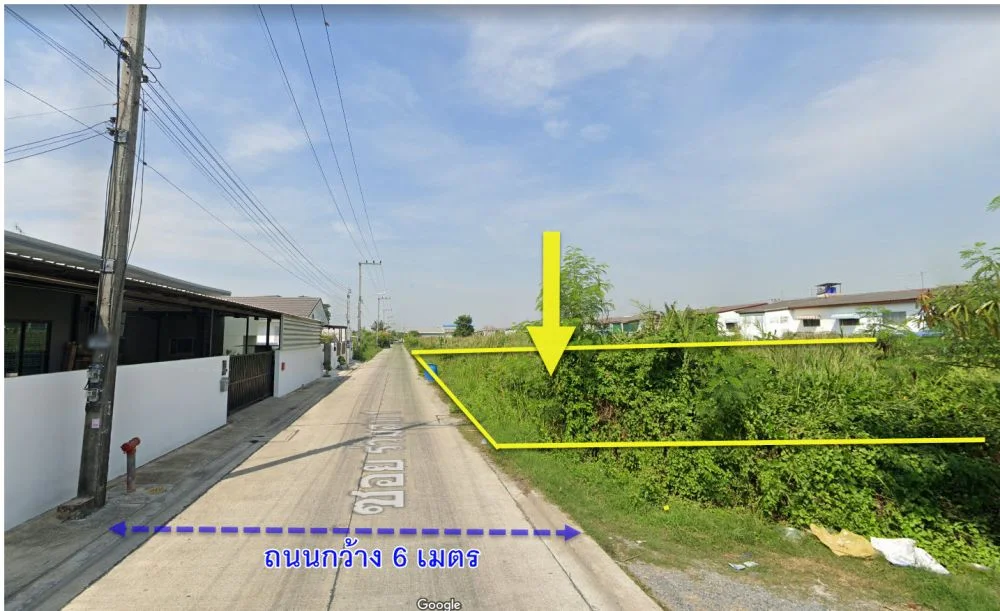 ขายที่ดิน ลำลูกกาคลอง4 เนื้อที่ 1 ไร่ ซอยไสวประชาราษฎร์19 (ซอย่วมสุข1) ต.ลาดสวาย อ.ลำลูกกา