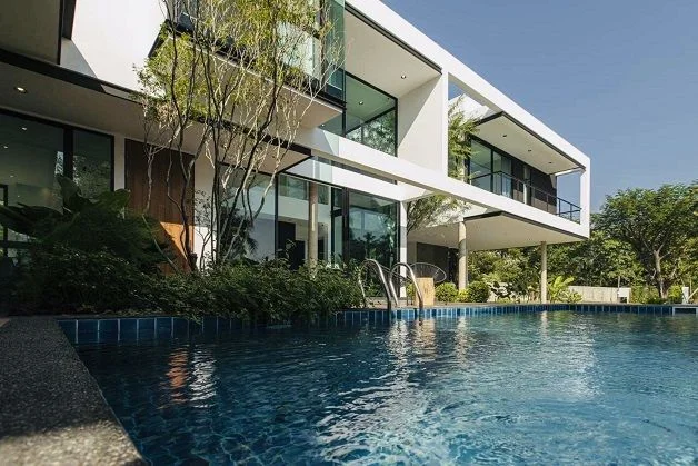 บ้านเช่าสันกำแพง Pool villa เนื้อที่ 110 ตร.ว เช่า 150,000