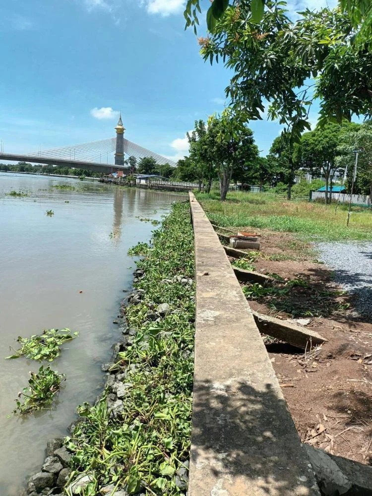 ที่ดิน6ไร่ แถมคฤหาส ริมแม่น้ำเจ้าพระยา สะพานเจษฎาบดินทร์