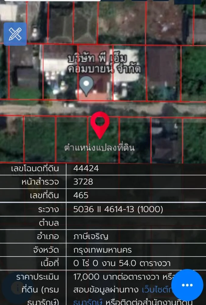 ขายที่ดินเปล่า ใกล้บริษัท ต่อรองได้นิดหน่อย ใกล้ตลาด