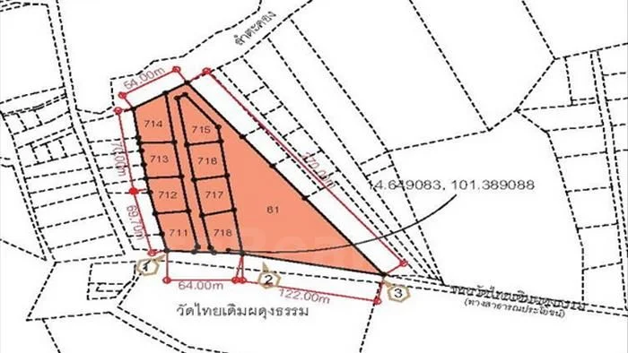 ขายที่ดินใกล้ถนนมิตรภาพ อำเภอปากช่อง นครราชสีมา 10-2-49.8 ไร่