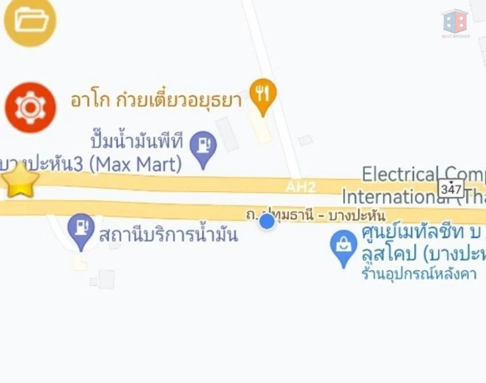 ขาย ที่ดิน 6-1-34 ไร่ ติดถนนสาย 347 ทำเลดี