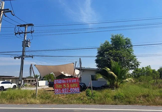 ขายที่ดินแปลงสวย คลอง 15 ถนนลำลูกกา องครักษ์ นครนายก