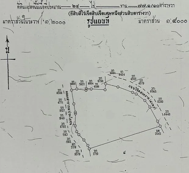 ขายที่ดินภูเก็ต กะทู้ 24ไร่ ติดถนนวิชิตสงคราม ใกล้ Loch Palm