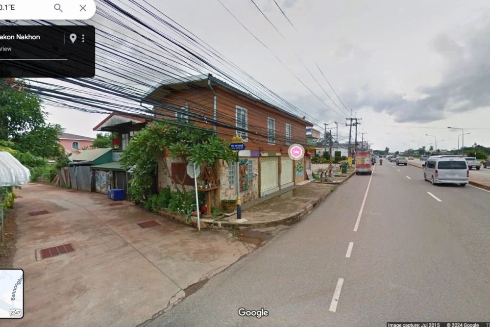 ขายที่ดินใกล้ถนนใหญ่ ทล. 2347 ใกล้สนามบินสกลนคร 158 ตรว.