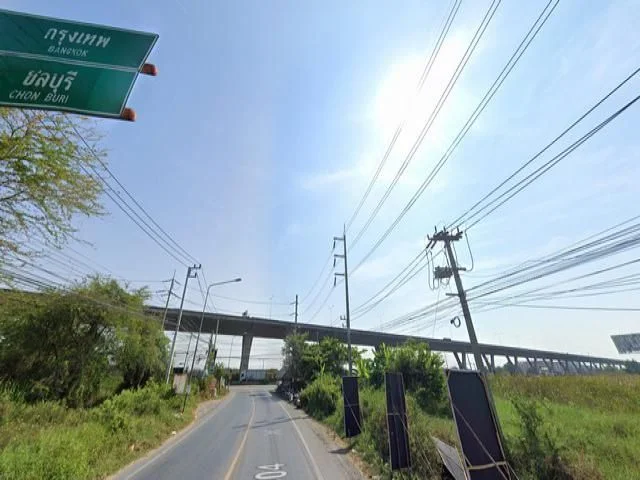 ขายที่สีม่วง 10 ไร่ ติดถนนทางหลวง (วัดพิมพาวาส-เทพราช) 2004