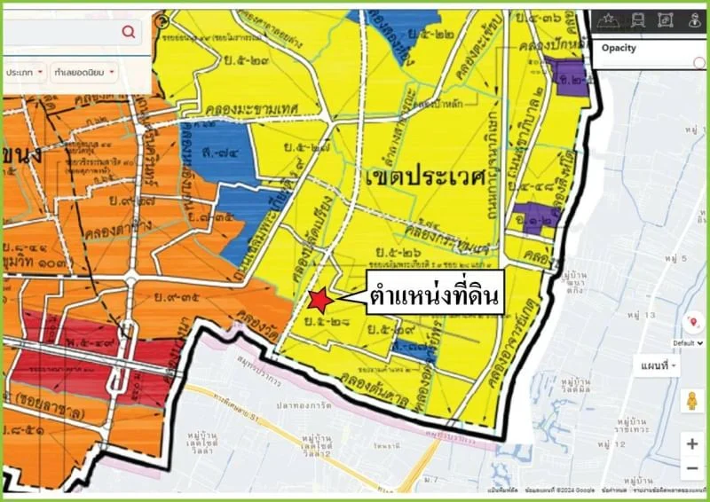 ขายที่ดินต่ำกว่าราคาตลาด บนถนนสวนหลวง ร.9 ซ.28 แยก 14-2