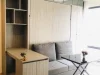 Condo for RENT at Rhythm Asoke 1 ชั้น33 ขนาด 23 ตรม พร้อมเฟอร์นิเจอร์ Build in ครบ